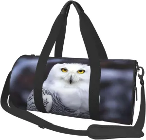 Travel Duffle Bag Weekender Bags For Men Women With Shoe Compartment Large Capacity Weekender Overnight Bag Arctic Owl Carry On Tote Bags Sport Gym Bag For Travel Yoga