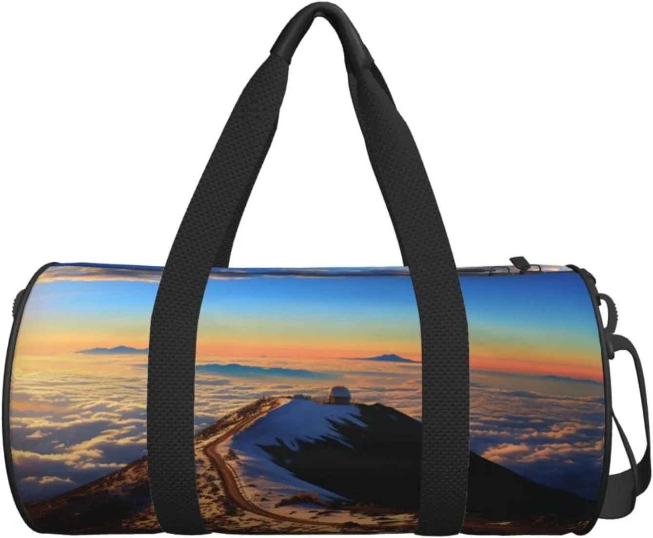 Travel Duffle Bag Weekender Bags For Men Women With Shoe Compartment Large Capacity Weekender Overnight Bag Mauna Kea Summit Sunset Carry On Tote Bags Sport Gym Bag For Travel Yoga