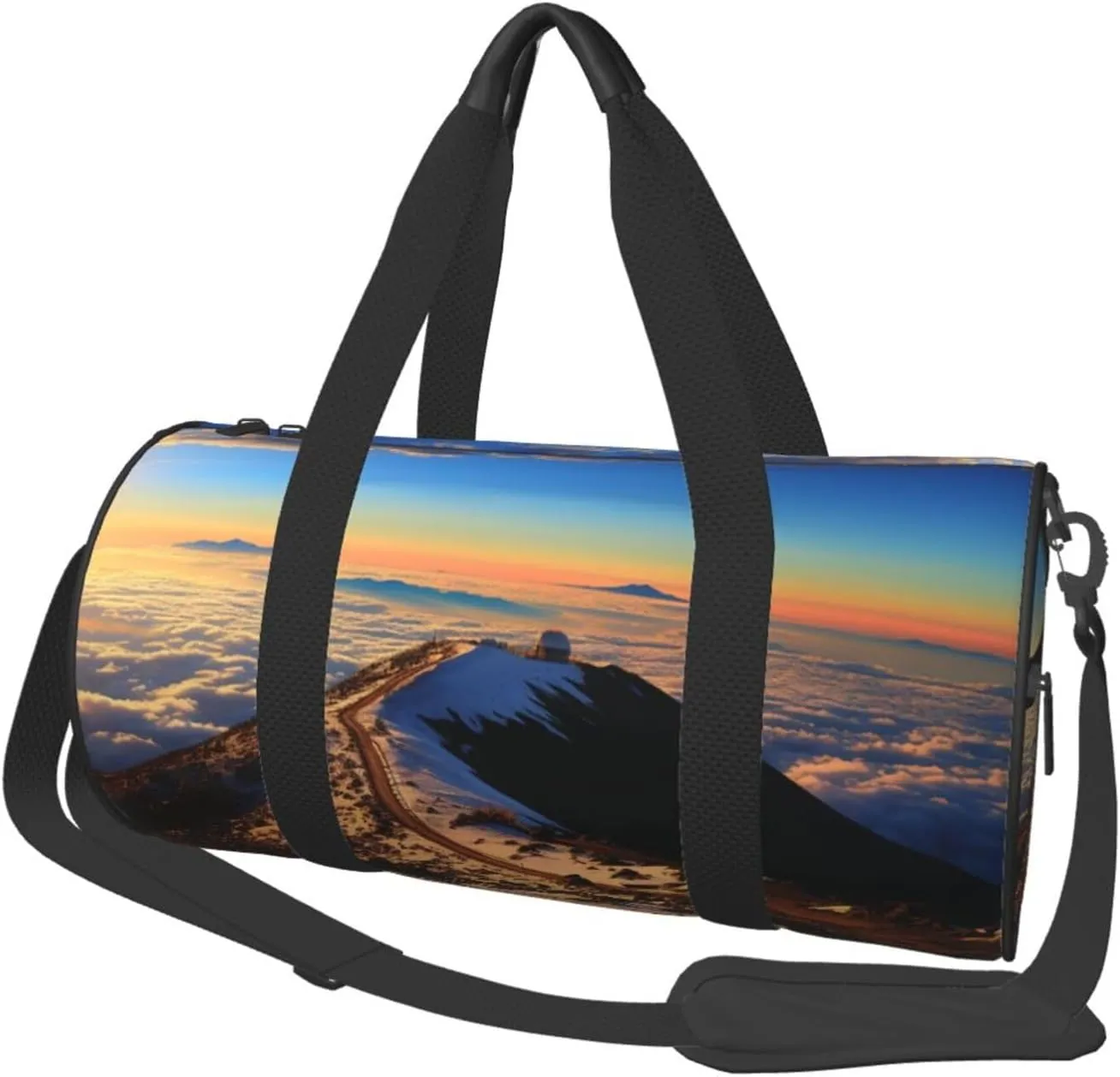Travel Duffle Bag Weekender Bags For Men Women With Shoe Compartment Large Capacity Weekender Overnight Bag Mauna Kea Summit Sunset Carry On Tote Bags Sport Gym Bag For Travel Yoga