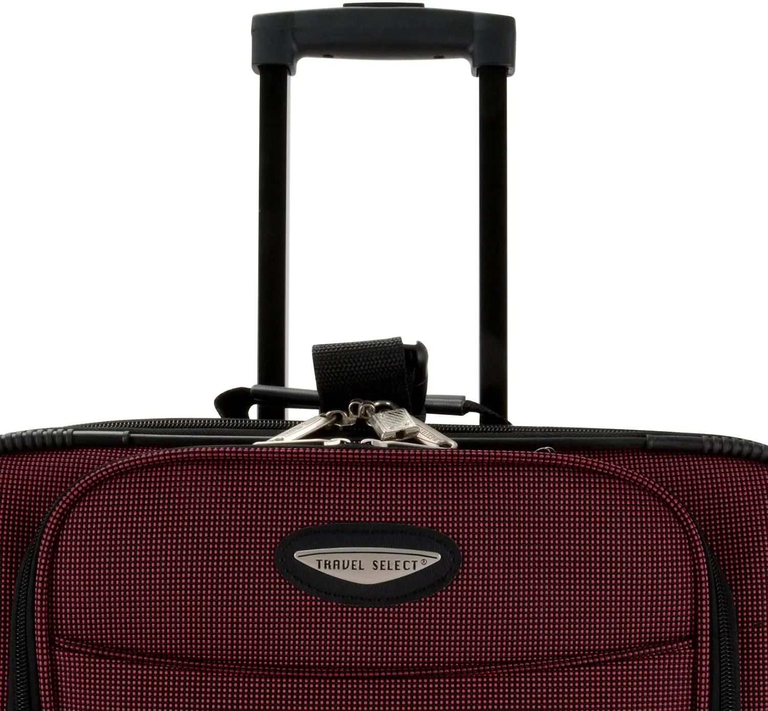 Travel Select Amsterdam Expandable Rolling Upright Luggage, Burgundy, 8-Piece Set