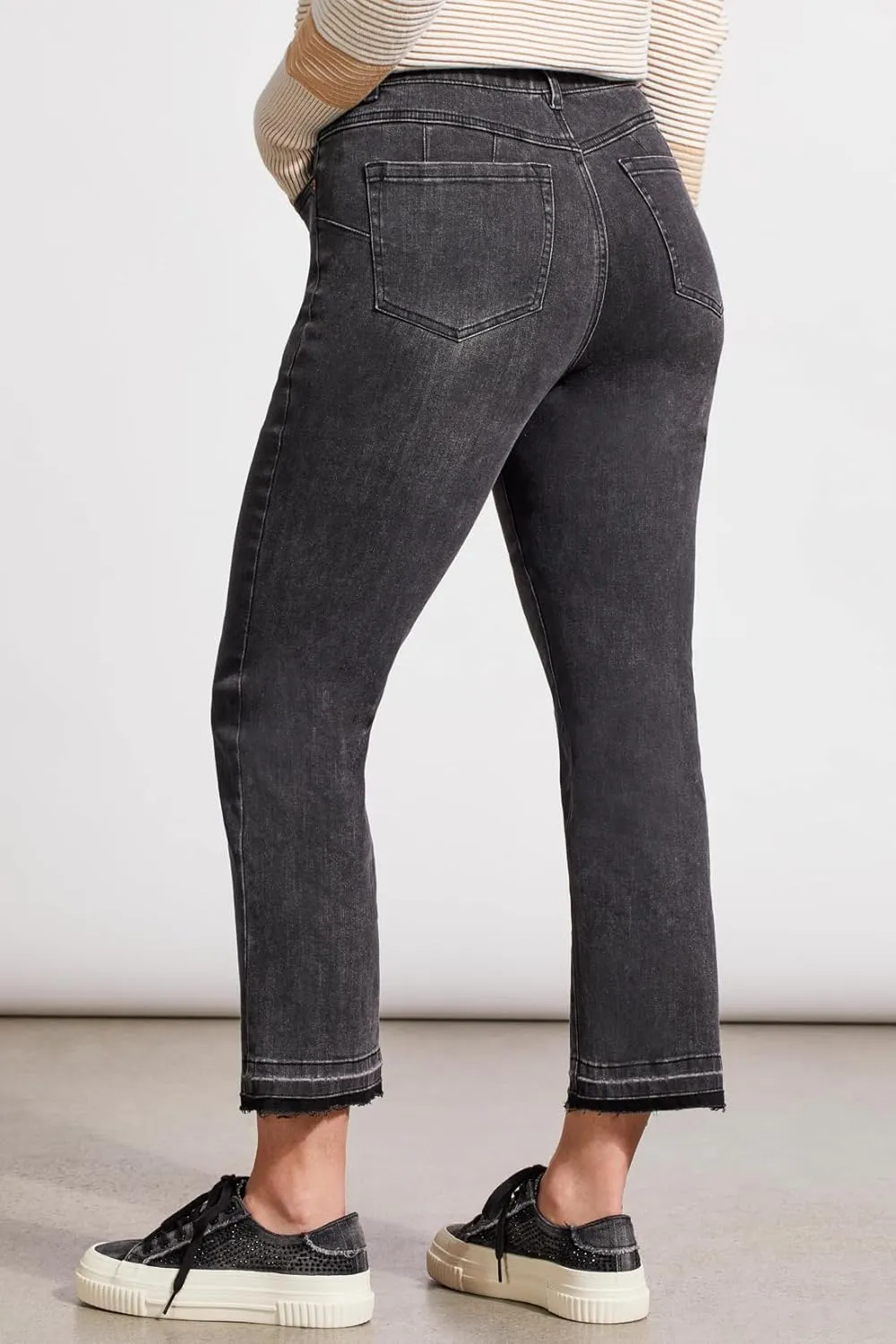 Tribal Women's Sophia Curvy Micro Flare Jeans