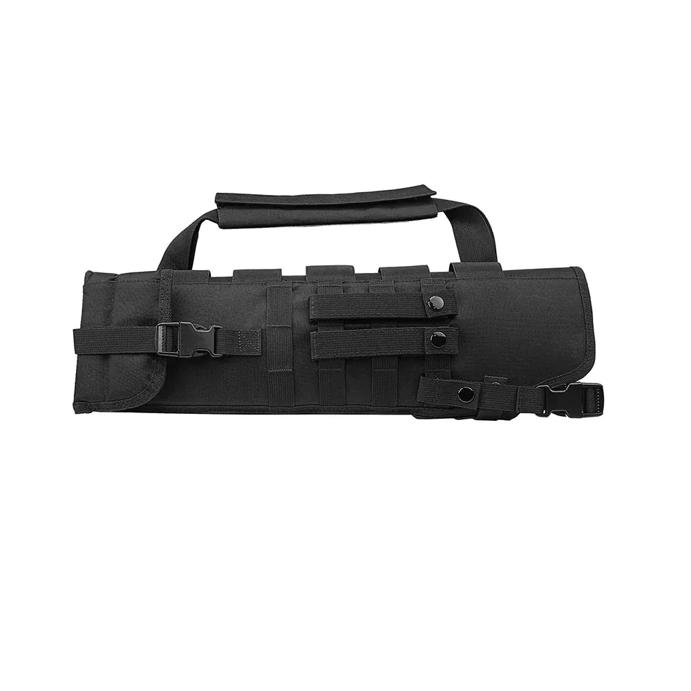 Trinity scabbard for Mossberg 500 Pump Tactical case Hunting Storage Soft Range molle Holster Bag Shoulder Military Security ATV Horse Motorcycle Truck Quad Carry Padded Bag Black 25 inches.