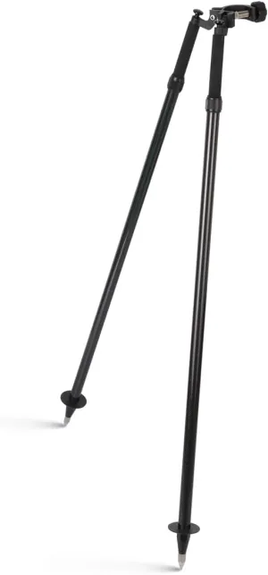 Tripod Bipod Surveying Thumb Release, Aluminum Tripod Bipod for Prism Poles Surveying or GPS Poles of Total Station GPS GNSS
