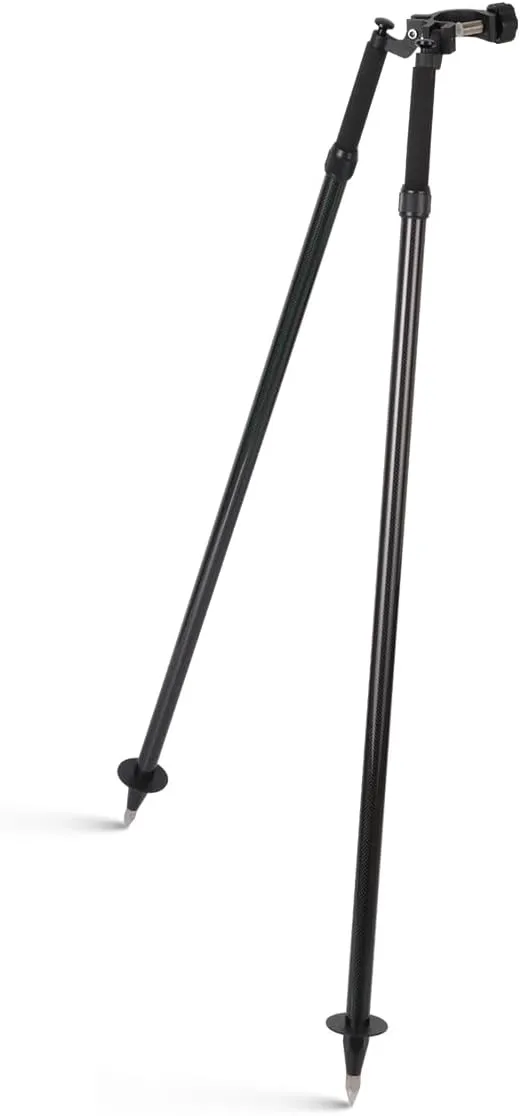 Tripod Bipod Surveying Thumb Release, Aluminum Tripod Bipod for Prism Poles Surveying or GPS Poles of Total Station GPS GNSS