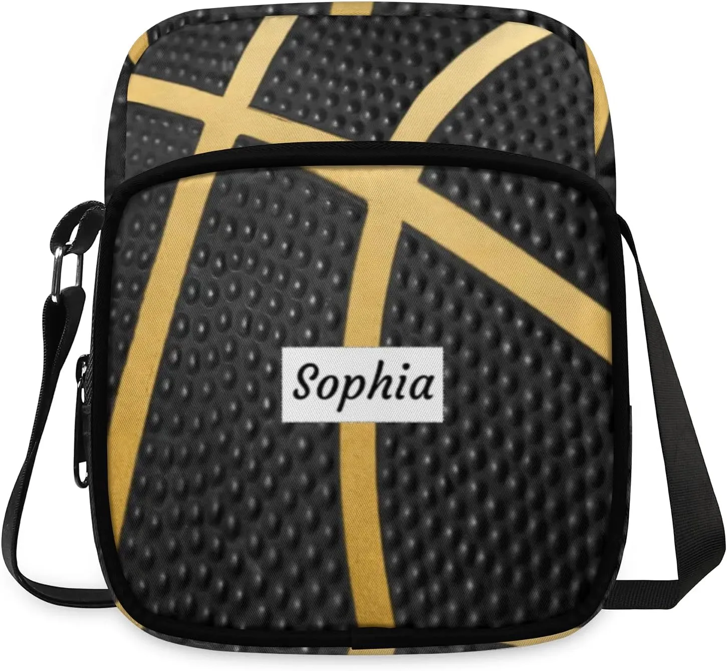 TropicalLife Personalized Crossbody Bag for Women Men Custom Name Messenger Bags