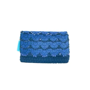 TT Motif Sequined Blue