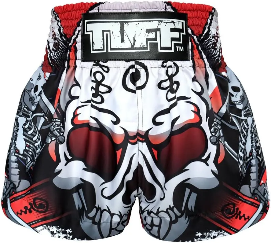 Tuff Sport Boxing Muay Thai Shorts Dragon Skull Kick Martial Arts Training Gym Clothing Trunks