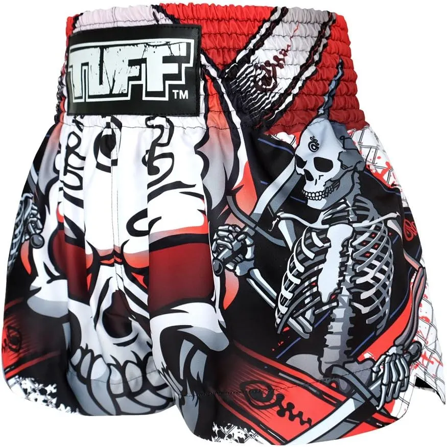 Tuff Sport Boxing Muay Thai Shorts Dragon Skull Kick Martial Arts Training Gym Clothing Trunks