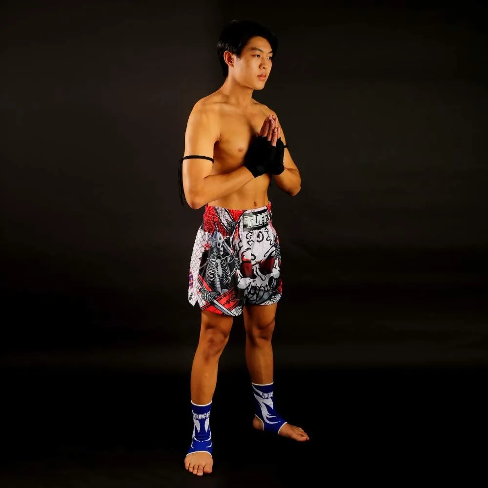 Tuff Sport Boxing Muay Thai Shorts Dragon Skull Kick Martial Arts Training Gym Clothing Trunks