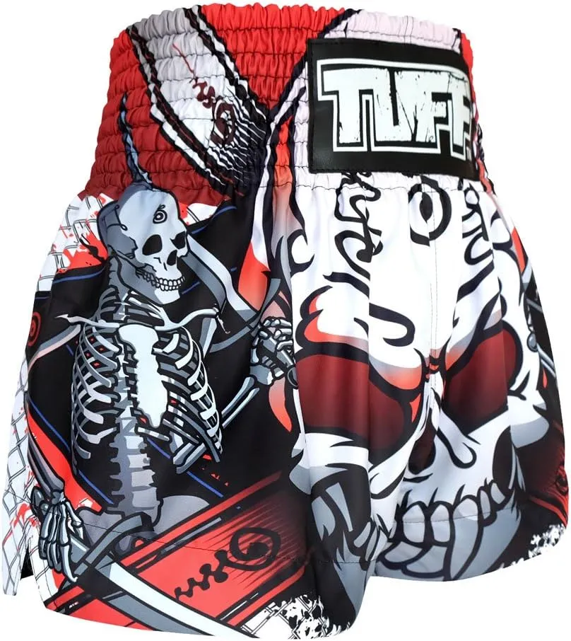 Tuff Sport Boxing Muay Thai Shorts Dragon Skull Kick Martial Arts Training Gym Clothing Trunks