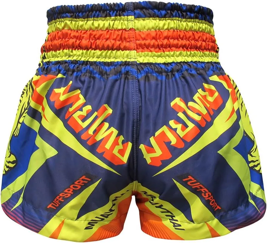 Tuff Sport Boxing Muay Thai Shorts Tiger Kick Martial Arts Training Gym Clothing Trunks