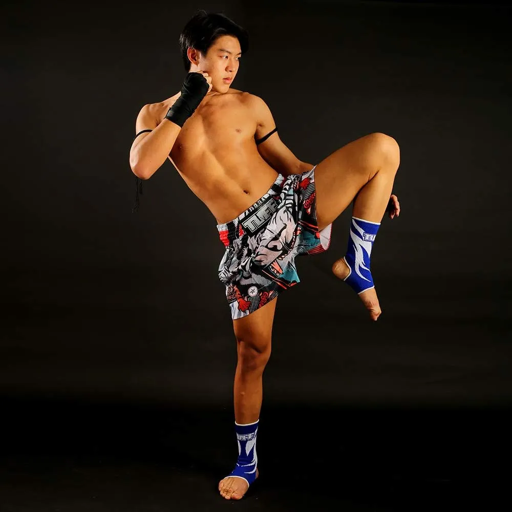 Tuff Sport Boxing Muay Thai Shorts Tiger Kick Martial Arts Training Gym Clothing Trunks