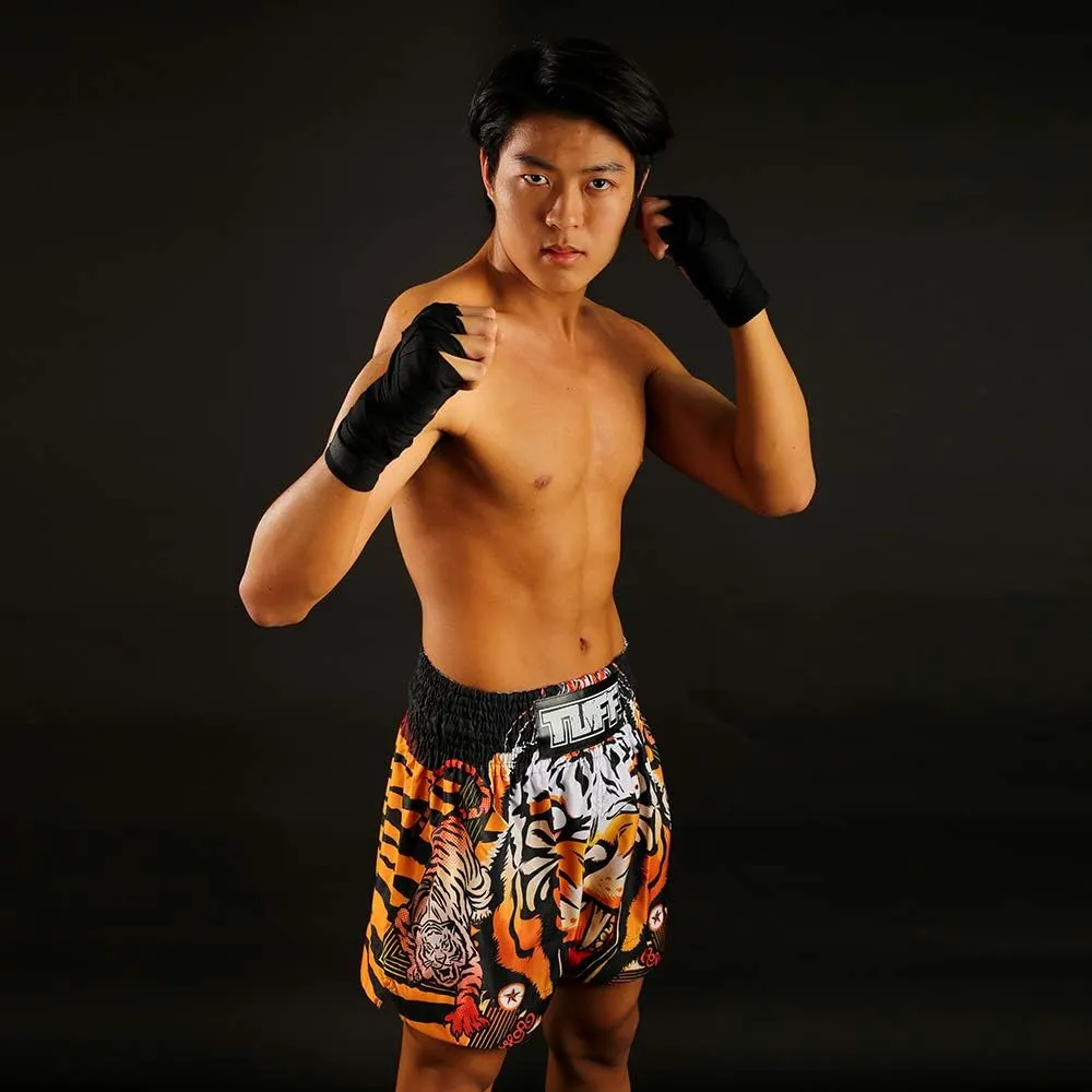 Tuff Sport Boxing Muay Thai Shorts Tiger Kick Martial Arts Training Gym Clothing Trunks