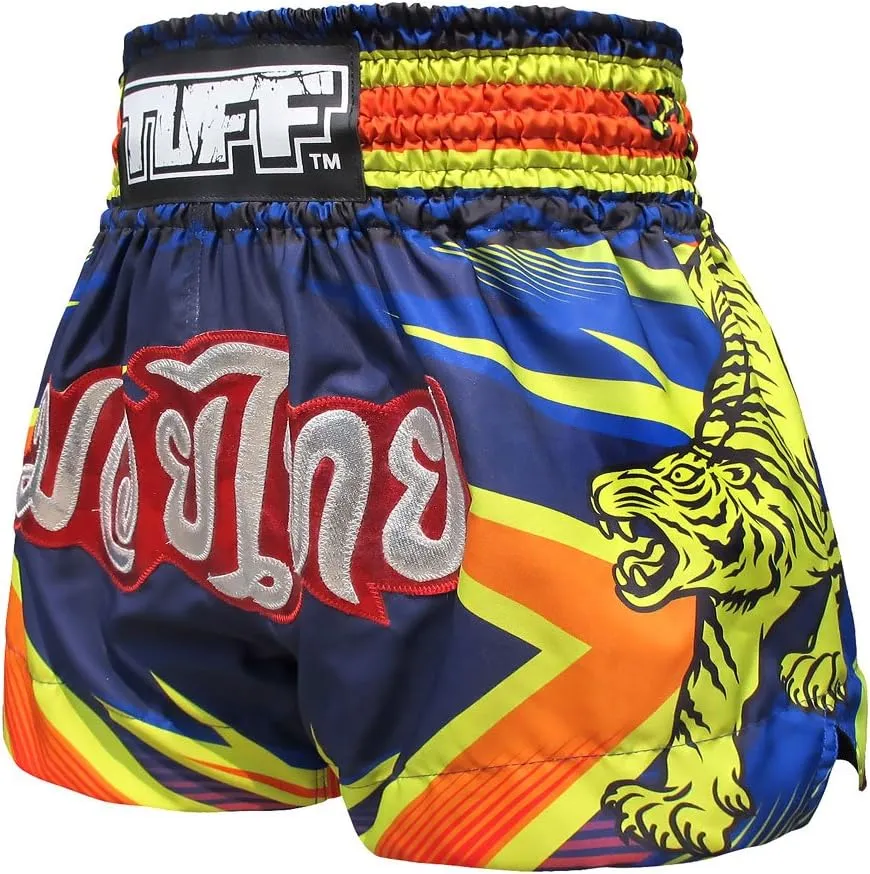 Tuff Sport Boxing Muay Thai Shorts Tiger Kick Martial Arts Training Gym Clothing Trunks