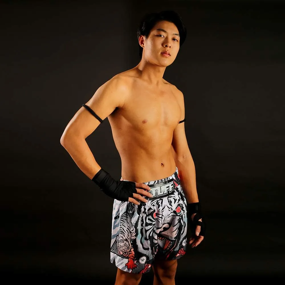 Tuff Sport Boxing Muay Thai Shorts Tiger Kick Martial Arts Training Gym Clothing Trunks