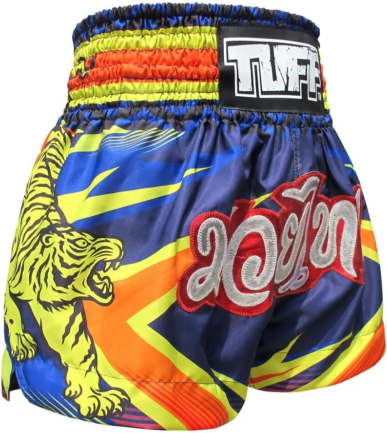 Tuff Sport Boxing Muay Thai Shorts Tiger Kick Martial Arts Training Gym Clothing Trunks