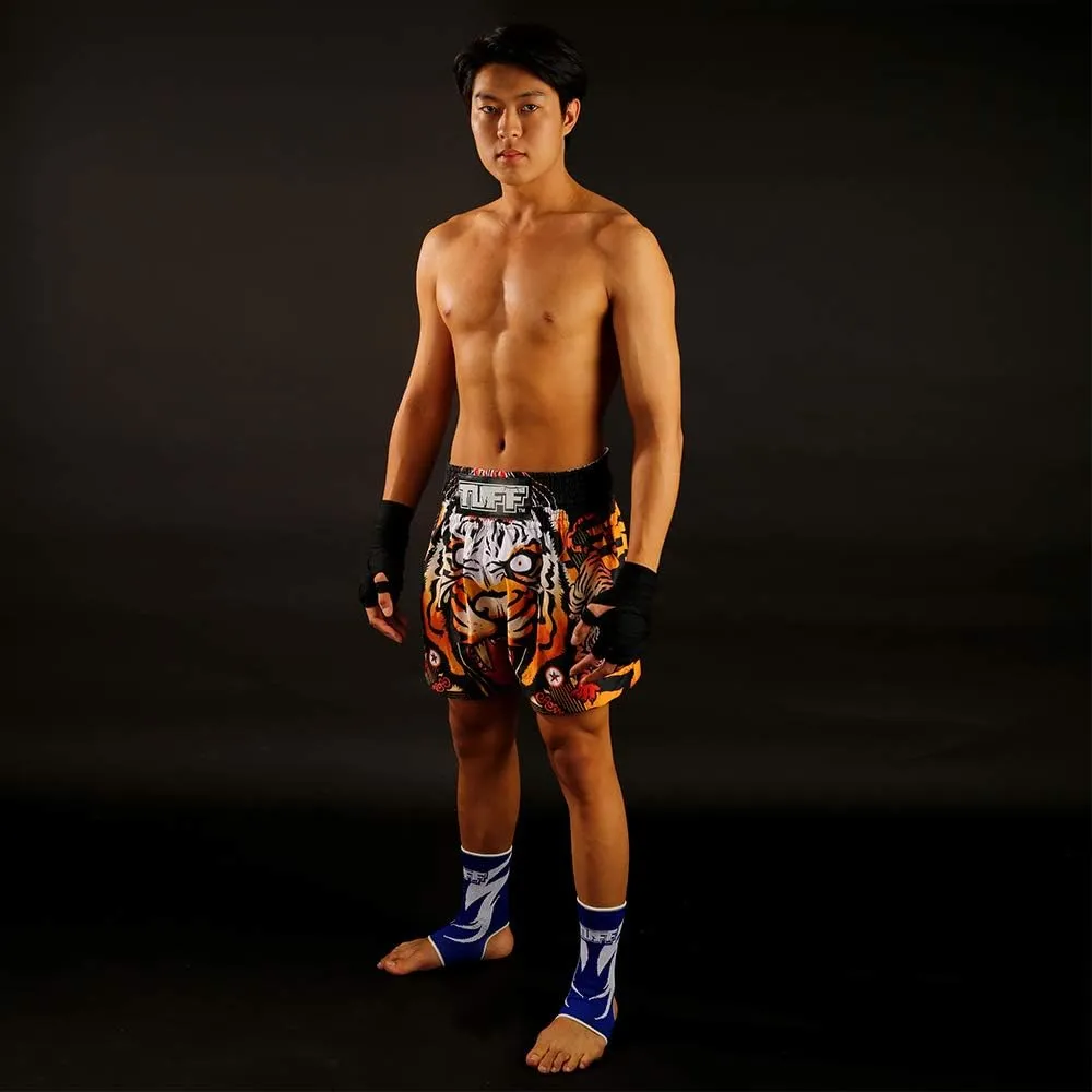Tuff Sport Boxing Muay Thai Shorts Tiger Kick Martial Arts Training Gym Clothing Trunks
