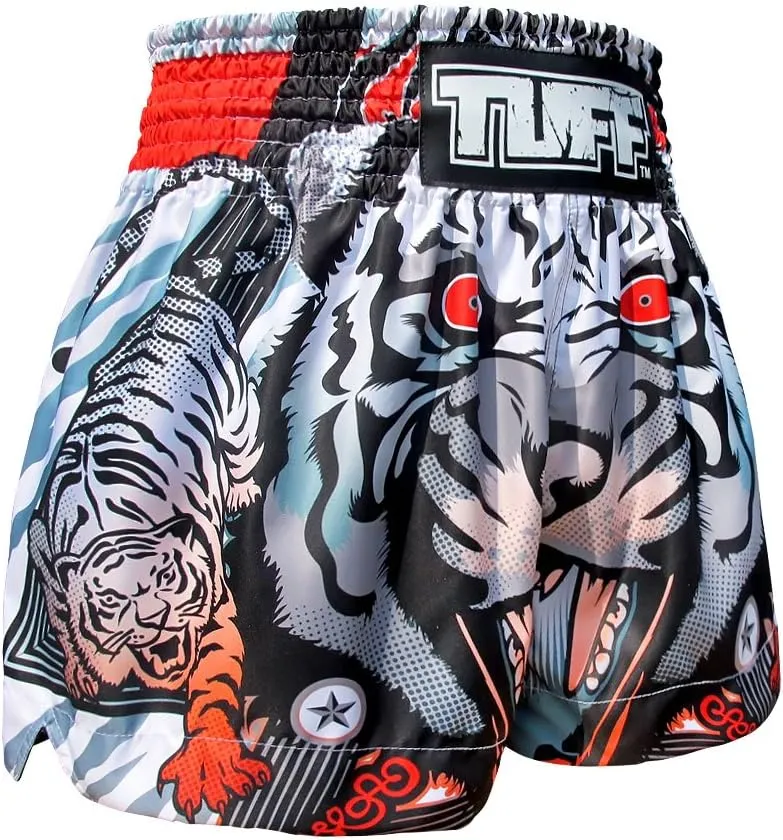 Tuff Sport Boxing Muay Thai Shorts Tiger Kick Martial Arts Training Gym Clothing Trunks