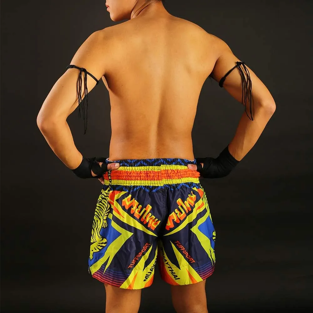 Tuff Sport Boxing Muay Thai Shorts Tiger Kick Martial Arts Training Gym Clothing Trunks