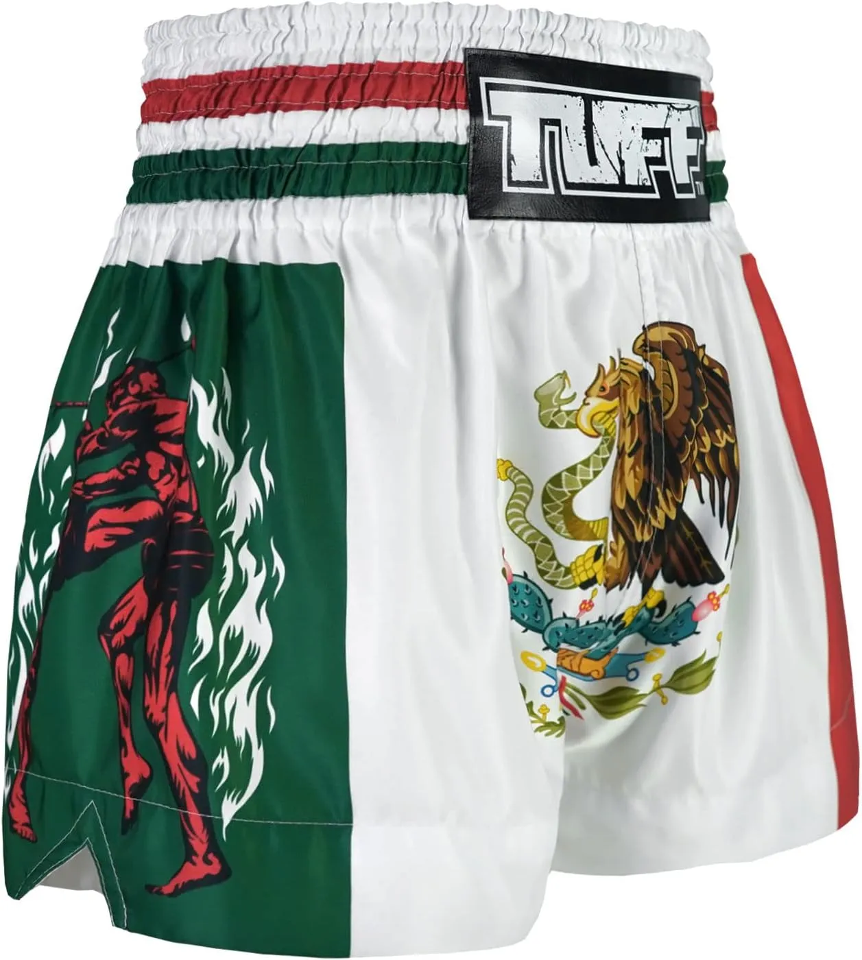 Tuff Sport Muay Thai Boxing Shorts MMA Kickboxing Traditional Nation Shorts