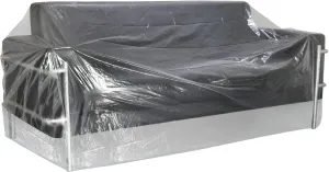 TUPARKA Large Furniture Cover Poly Storage Bag Heavy Duty Sofa Slipover for Moving Long Term Storage 110" x 72", 2 Set