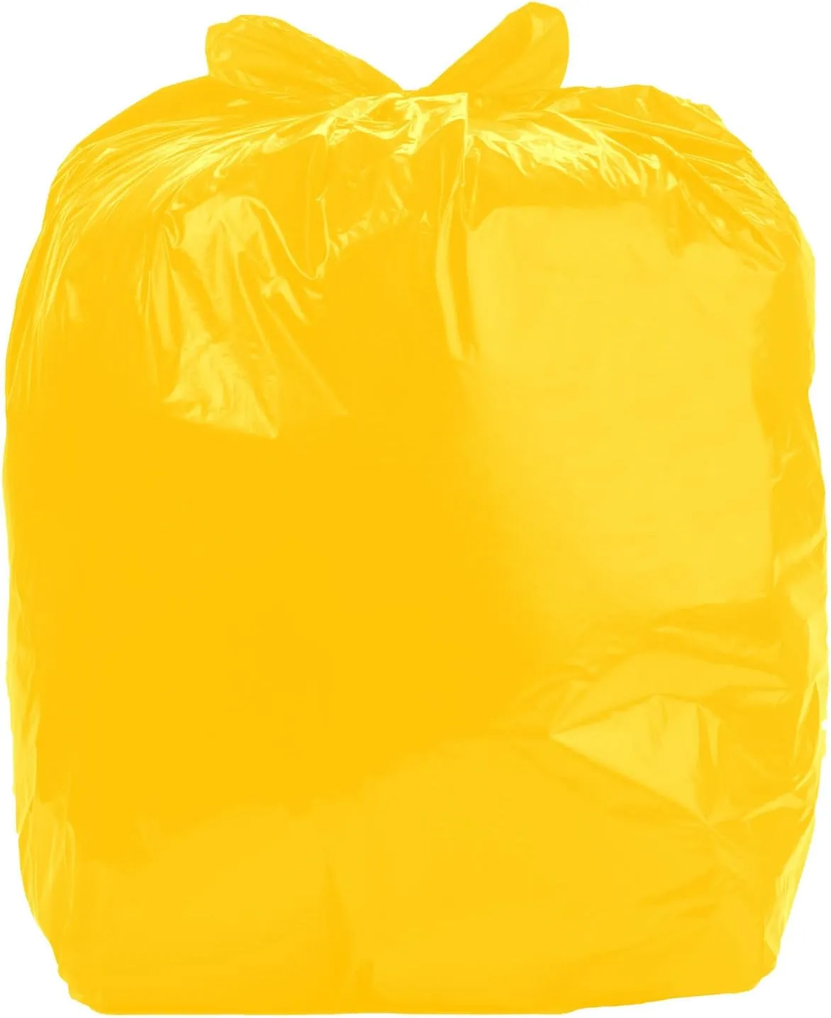 Ultrasac Heavy Duty 55 Gallon Yellow Trash Bags - (Value 50 Pack) - 1.5 MIL equivalent Industrial Strength Plastic 37" x 54" for 50-55 Gal Cans -Fits Toter, Rubbermaid Brute, Carlislie Bronco etc.