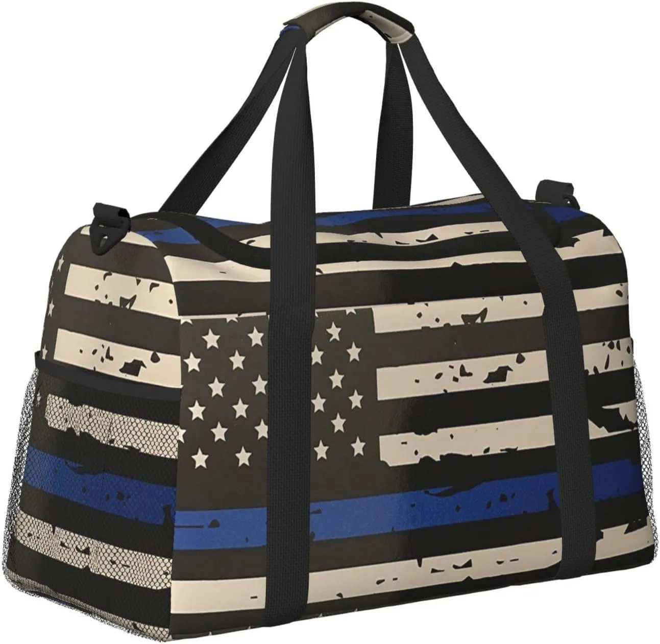 Usa Flag Travel Duffel Bag Large Foldable Waterproof Overnight Bag For Beach Swim Bags Pool Sports Gym