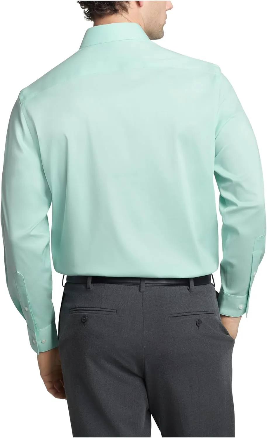 Van Heusen Men's Dress Shirt Regular Fit Ultra Wrinkle Free Flex Collar Stretch Solid