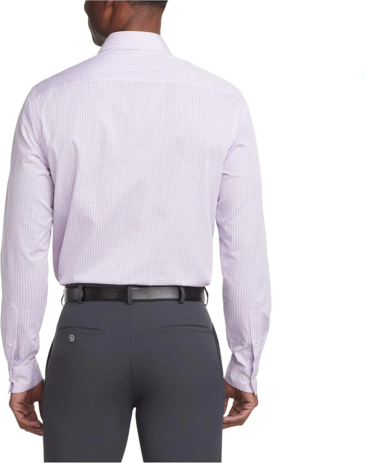 Van Heusen Men's Regular Fit Flex Collar Check Dress Shirt - Amazon Exclusive