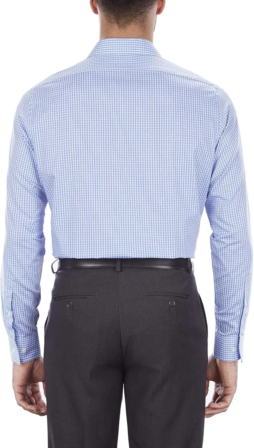 Van Heusen Men's Regular Fit Flex Collar Check Dress Shirt - Amazon Exclusive