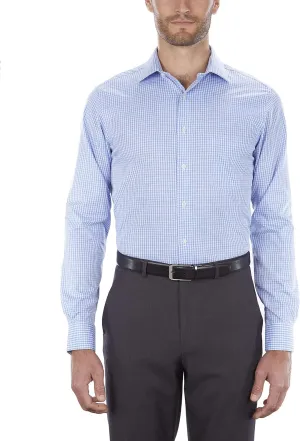 Van Heusen Men's Regular Fit Flex Collar Check Dress Shirt - Amazon Exclusive