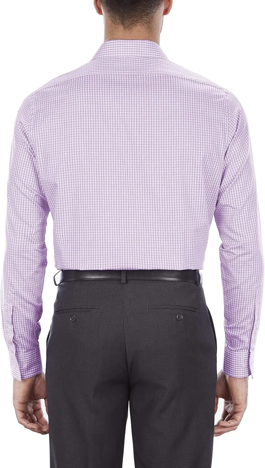 Van Heusen Men's Regular Fit Flex Collar Check Dress Shirt - Amazon Exclusive