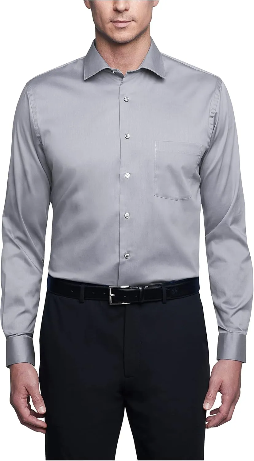 Van Heusen Men's Regular Fit Flex Collar Stretch Dress Shirt - Amazon Exclusive