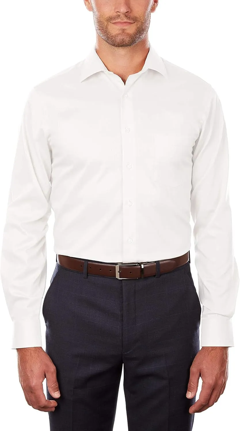 Van Heusen Men's Regular Fit Flex Collar Stretch Dress Shirt - Amazon Exclusive