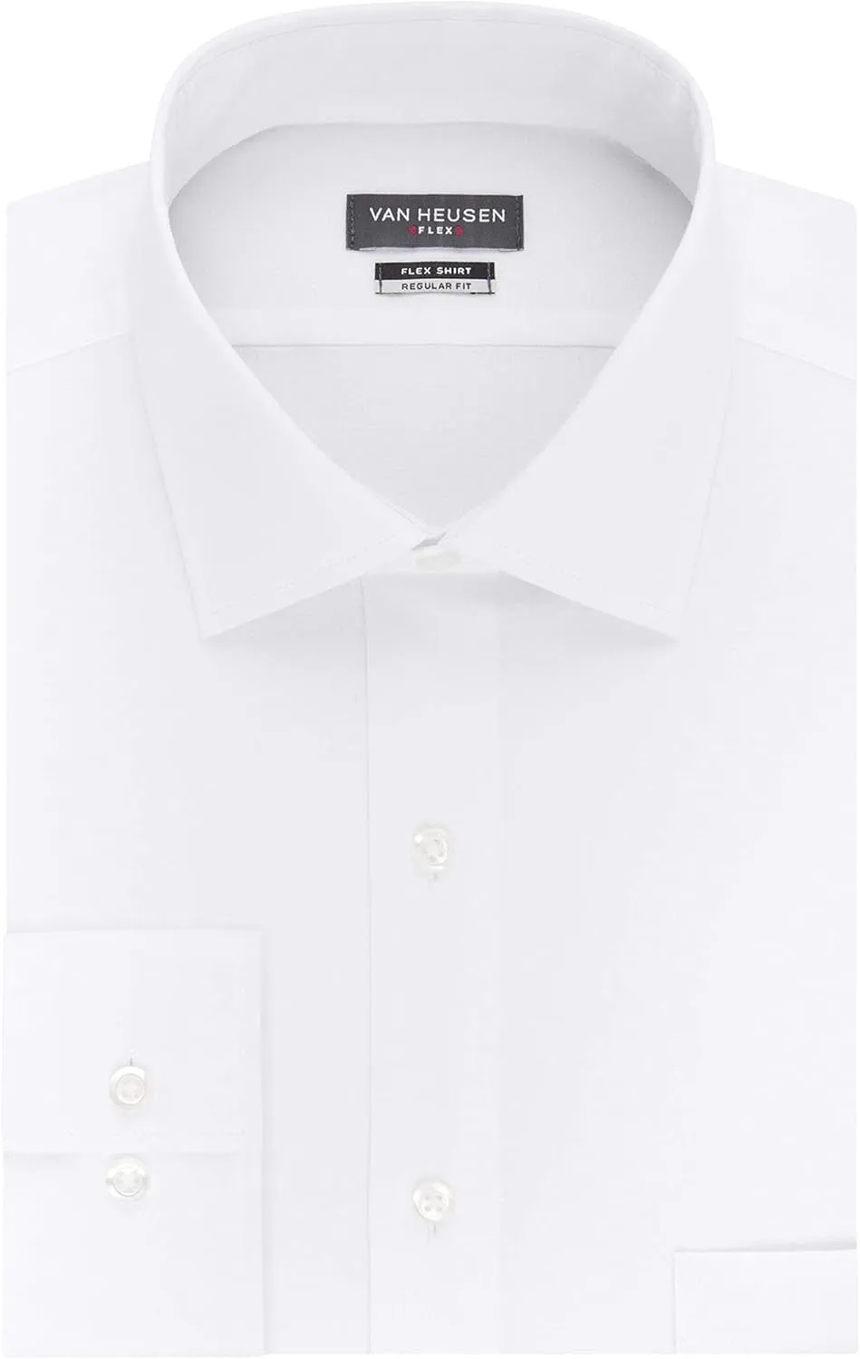Van Heusen Men's Regular Fit Flex Collar Stretch Dress Shirt - Amazon Exclusive