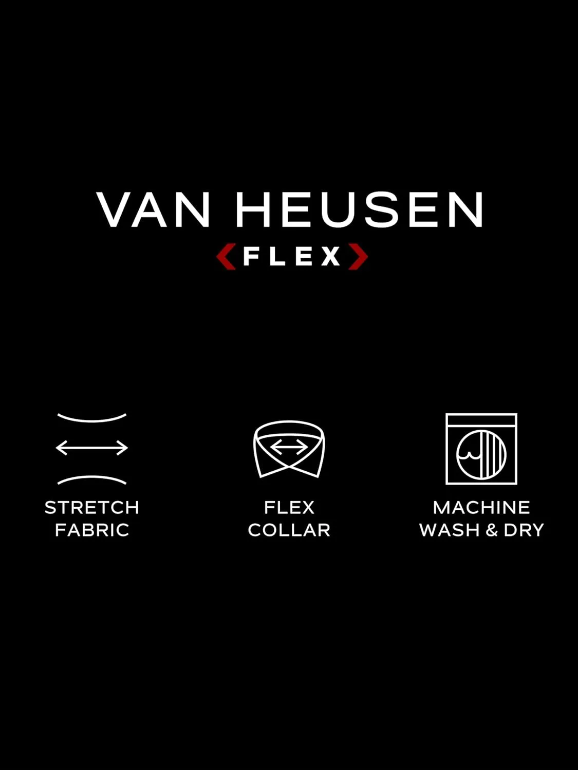 Van Heusen Men's Regular Fit Flex Collar Stretch Dress Shirt - Amazon Exclusive