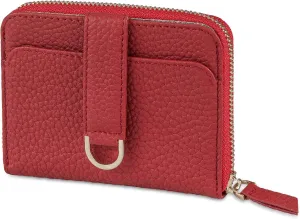 Vaultskin Small Wallet for Women, Leather Card Holder with RFID Blocking with Zipper Coin Pocket, Cash Pocket - Minimalist Wallet Women Slim Design for Everyday Use