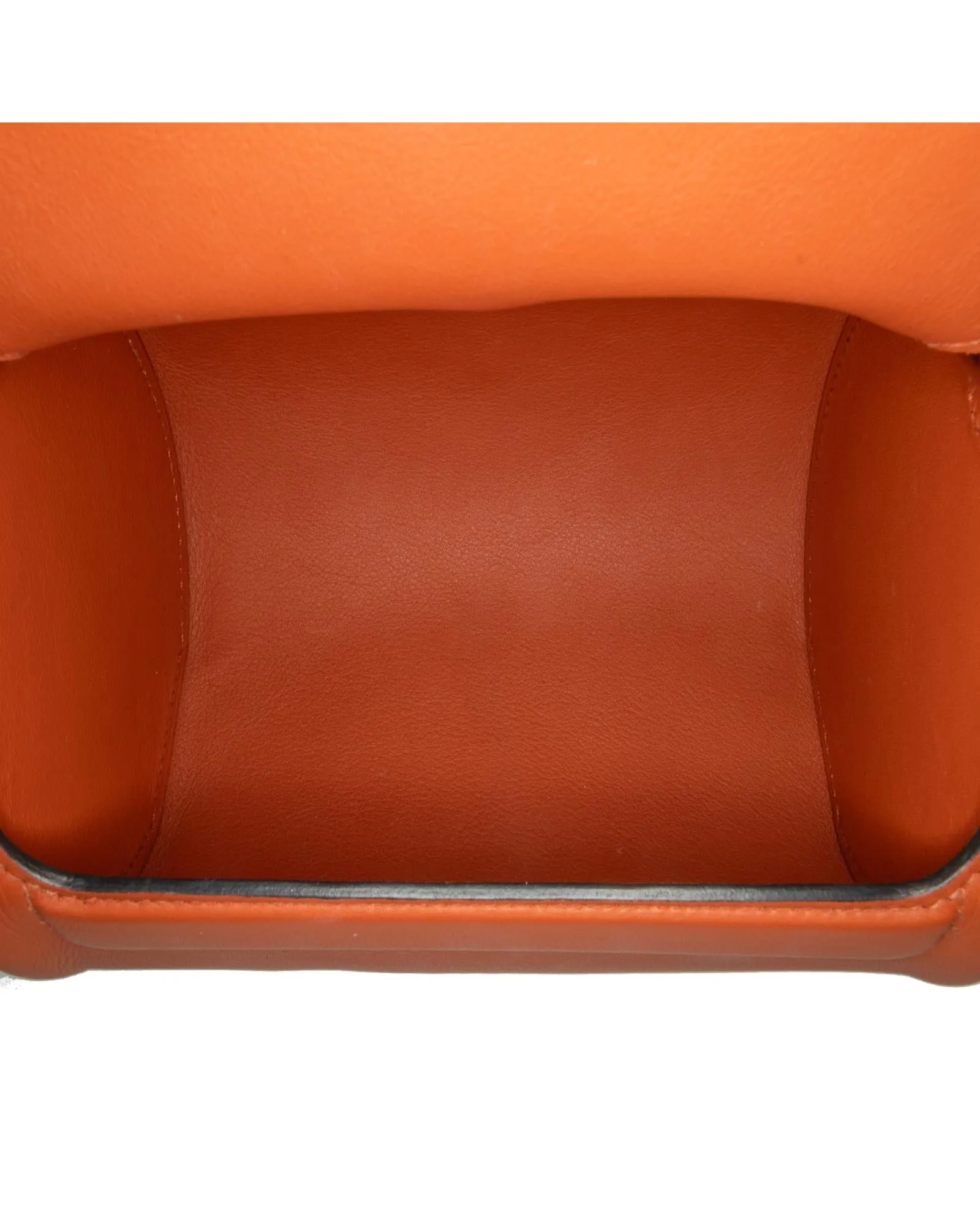 Veau Voloptu Leather Sac with Metal Handle and Adjustable Strap