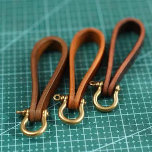 Vegetable Tanned Leather Heavy Duty Keyring