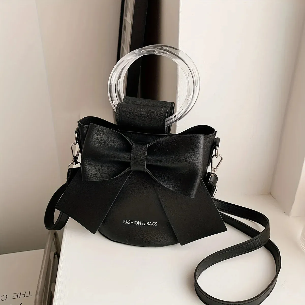 Veloria™ Sequin Ruched Evening Satchel