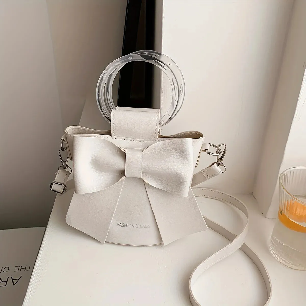 Veloria™ Sequin Ruched Evening Satchel