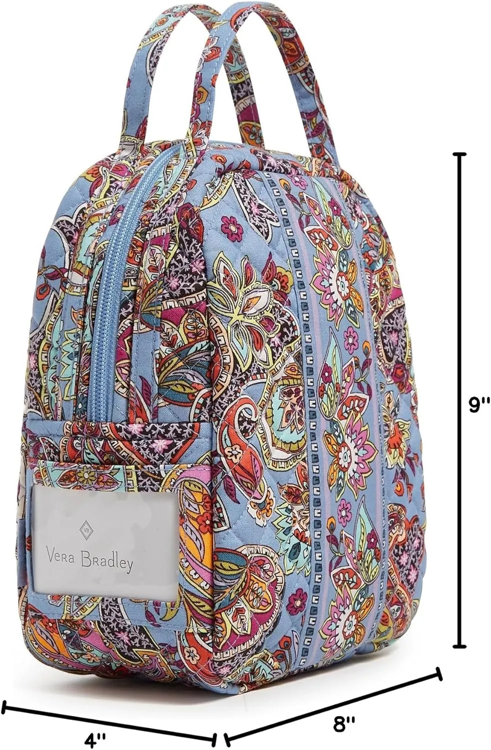 Vera Bradley Women's Cotton Lunch Bunch Lunch Bag, Provence Paisley, One Size