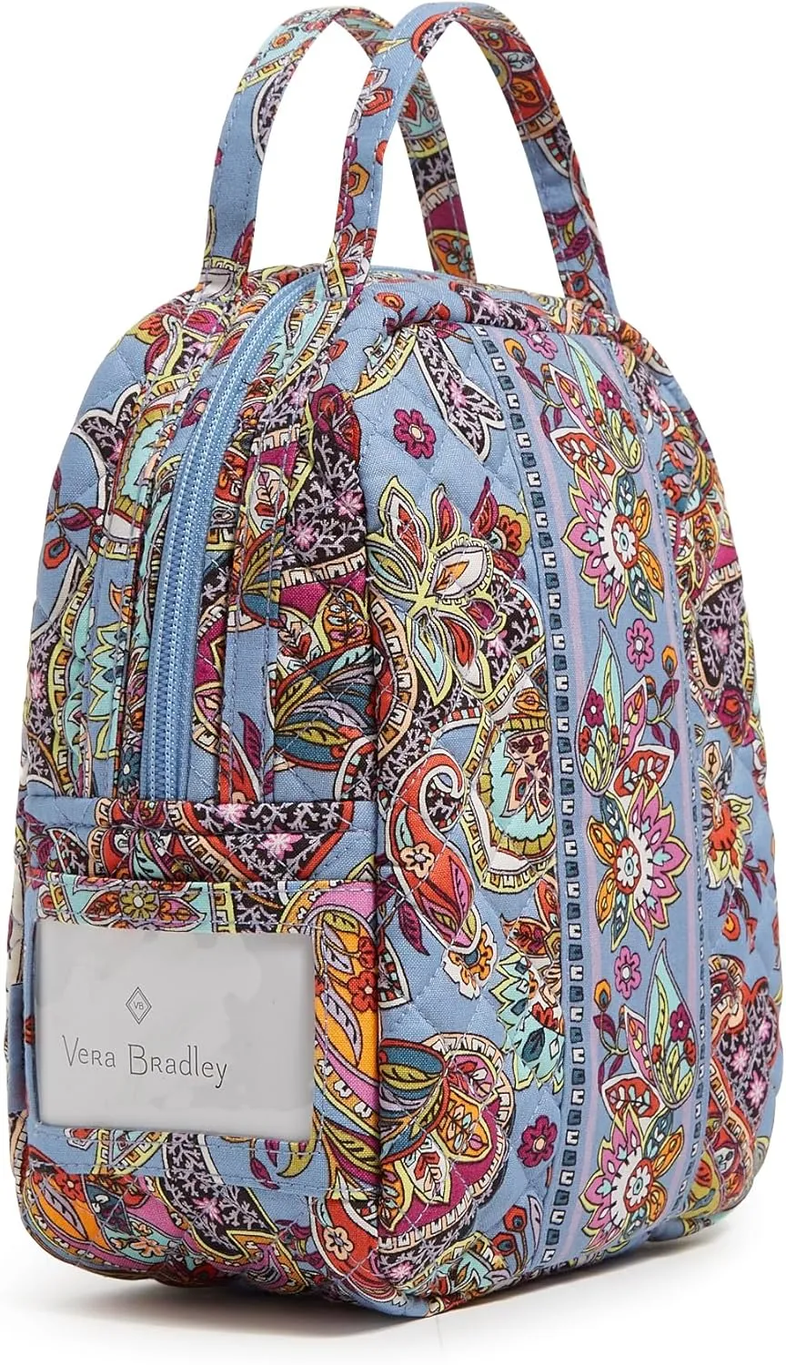 Vera Bradley Women's Cotton Lunch Bunch Lunch Bag, Provence Paisley, One Size