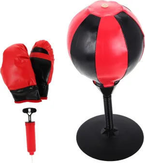 VICASKY Reinforced Boys and Girls Boxing Speed Ball Material Desk Punching Bag for Boys and Girls for Karate Taekwondo Practice