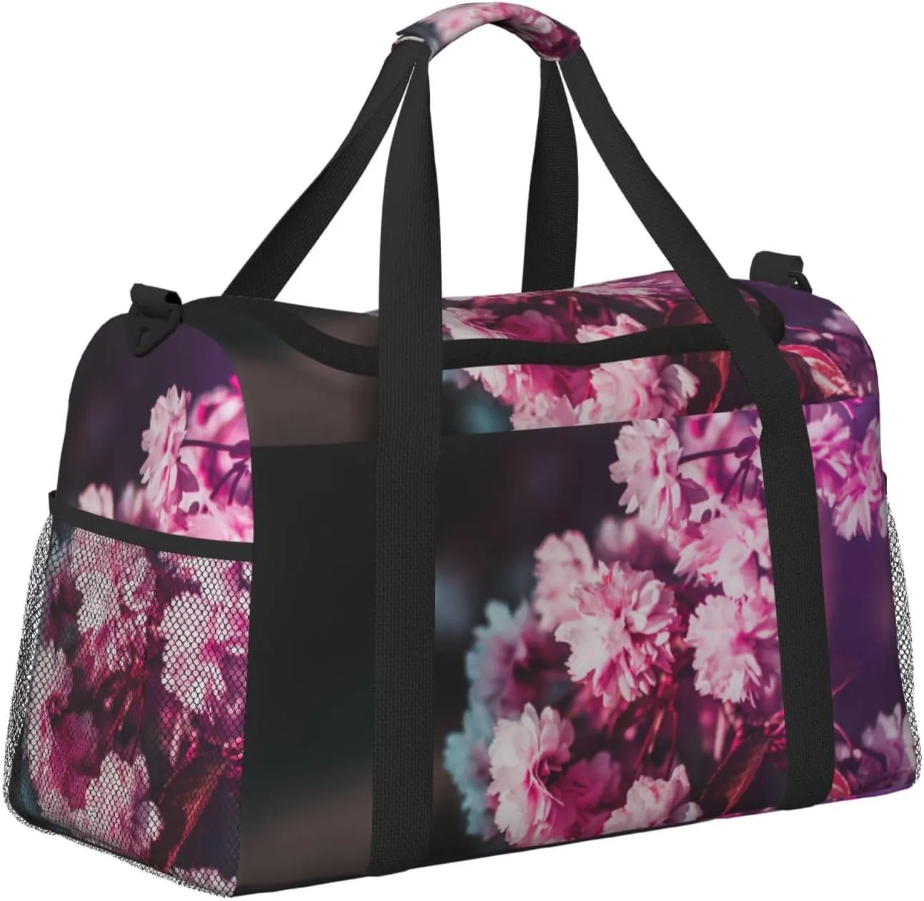 Violet Travel Duffel Bag Large Foldable Waterproof Overnight Bag For Beach Swim Bags Pool Sports Gym