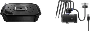 VIVOSUN 4-Pack FlexFeed Self-Watering Irrigation Pot and FlexFeed Drip Irrigation Kit, 4W Automatic Irrigation System with Pump & 4 Drip Emitters, App-Controllable Professional Plant Watering Drip Kit