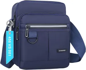 Waterproof Messenger Bag for Men Casual Shoulder Crossbody Bag for Work and Travel - Small Handbag Bag Man purse Black