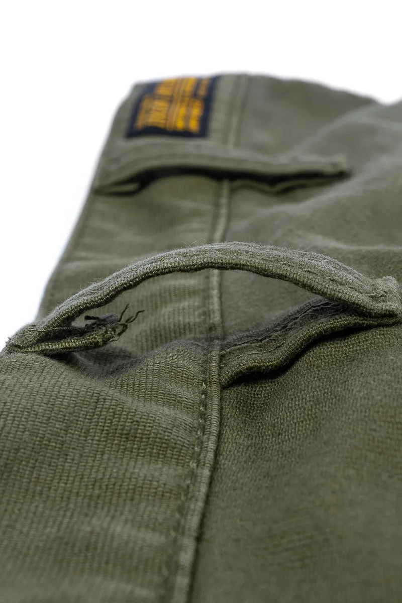 Whipcord Cargo Pants - Army Green