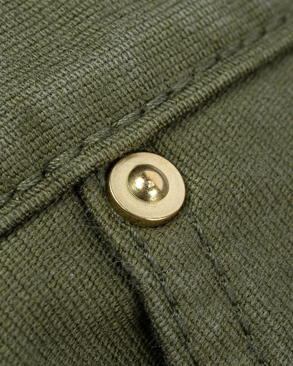 Whipcord Cargo Pants - Army Green