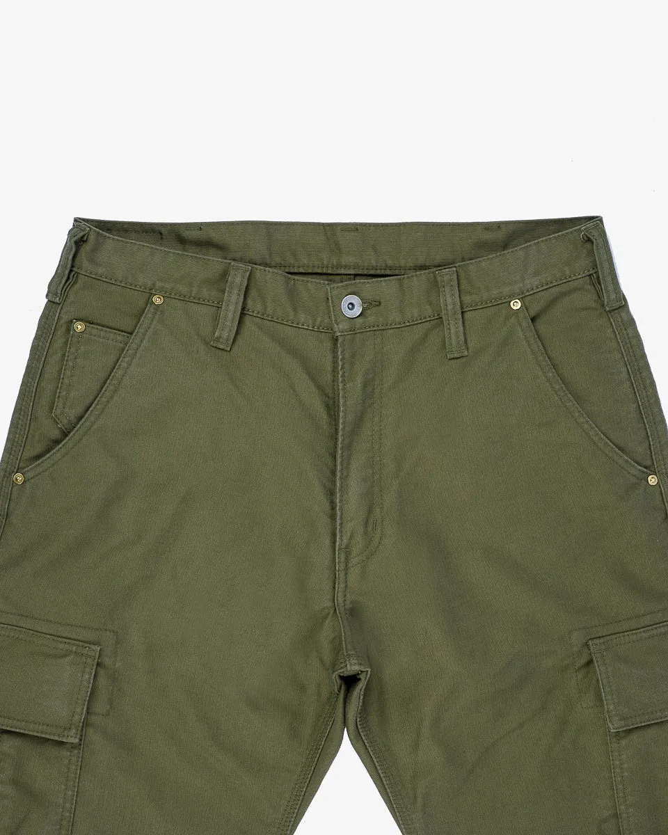 Whipcord Cargo Pants - Army Green